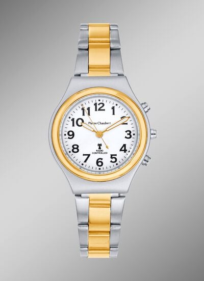 Zeitlose Funk-Damenuhr der Marke Pierre Chaubert 