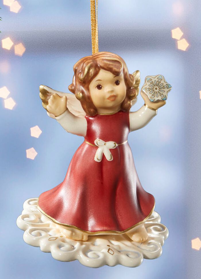 Goebel-Engel-Aufh&auml;nger aus Feinsteingut 