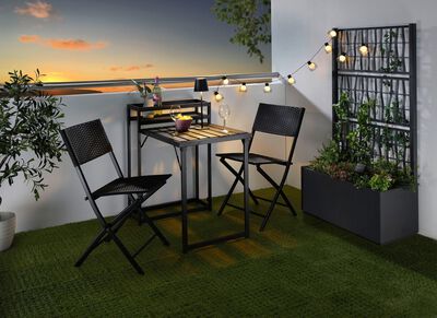 Klappbares Balkon-Set 