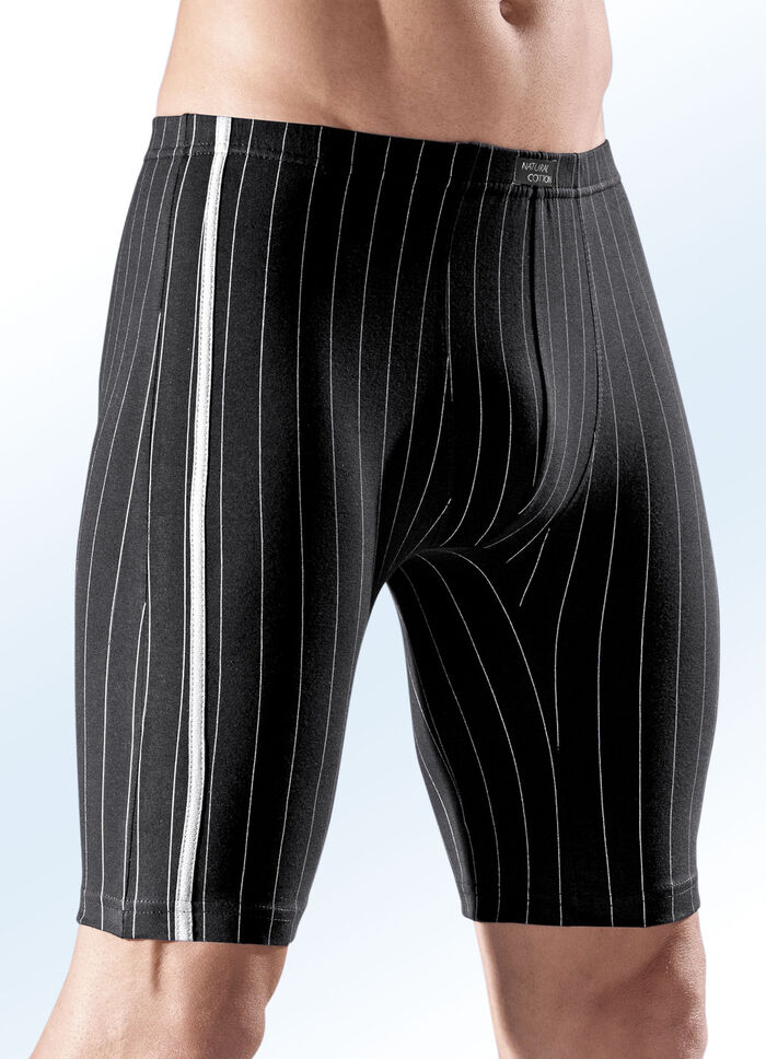 Viererpack Longpants, gestreift 