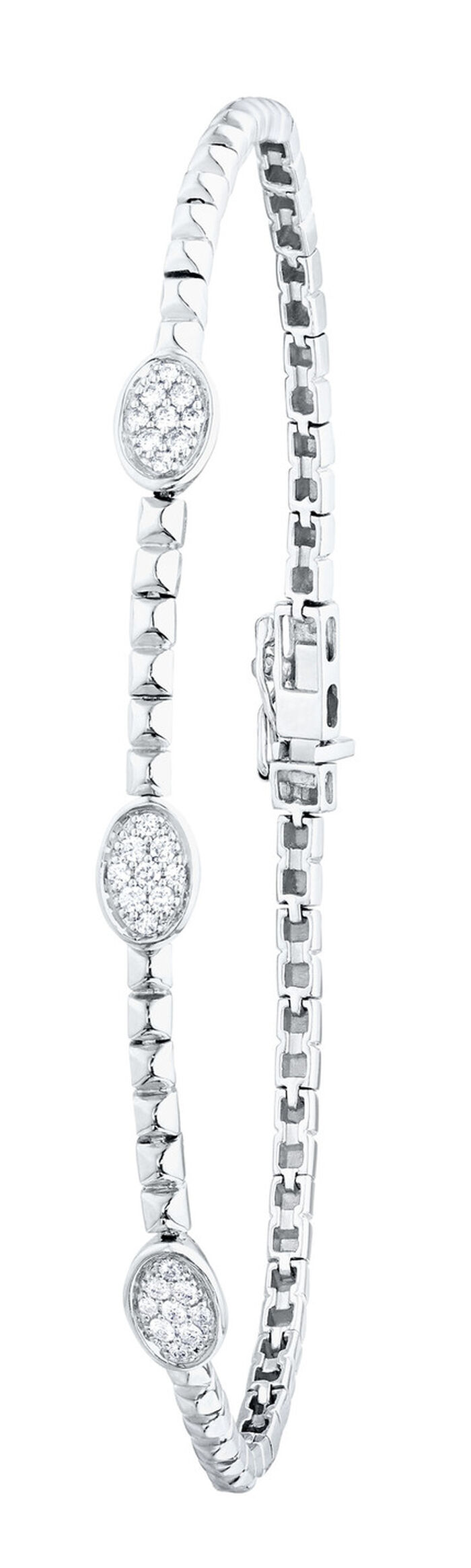 Hochwertiges Wei&szlig;gold Armband 