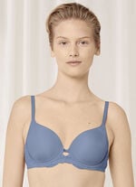 Triumph Amourette-B&uuml;gel-BH mit elastischer Spitze INDIGOBLAU