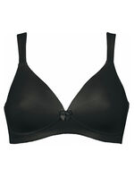 Naturana BH mit weich gepolsterten Cups SCHWARZ