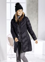 Kurzmantel mit fester Kapuze 