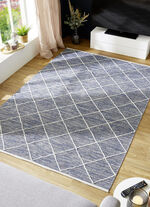 Moderne Brücken und Teppiche aus 100% Baumwolle BLAU