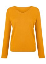 Pullover mit Kaschmir  SENF