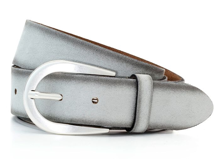 Trendiger Damen-G&uuml;rtel, aus Leder, 3,5 cm breit 