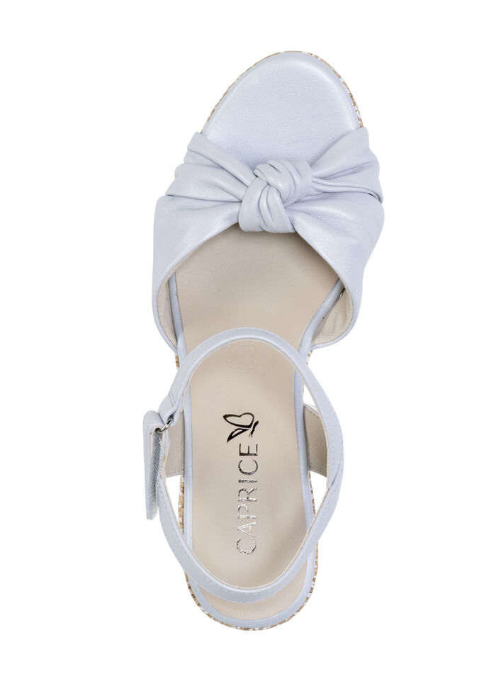 Caprice Sandalette aus weichem Nappaleder PASTELLBLEU