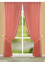 Seitenschal-Garnitur mit Satin-Einfassband und Universalschienenband TERRA