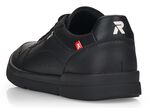 Rieker Schn&uuml;r-Sneaker aus Nappaleder SCHWARZ