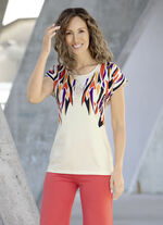 Shirt mit Strass- und Plättchenzier 