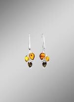 Unikat-Ohrhaken mit Bernstein 