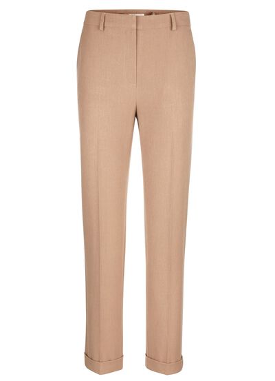 Hose mit fixierten Aufschl&auml;gen 