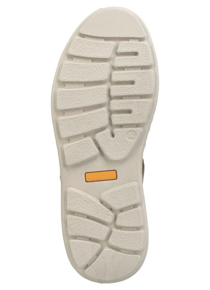 GINO GALANTE, bequeme Herren-Slipper, Weite H, mit herausnehmbarem Fußbett COGNAC