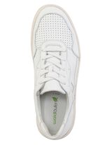 Waldl&auml;ufer Schn&uuml;rschuh aus genarbtem Nappaleder NATURWEISS