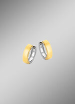 Beidseitig tragbare Klappcreolen in Bicolor 