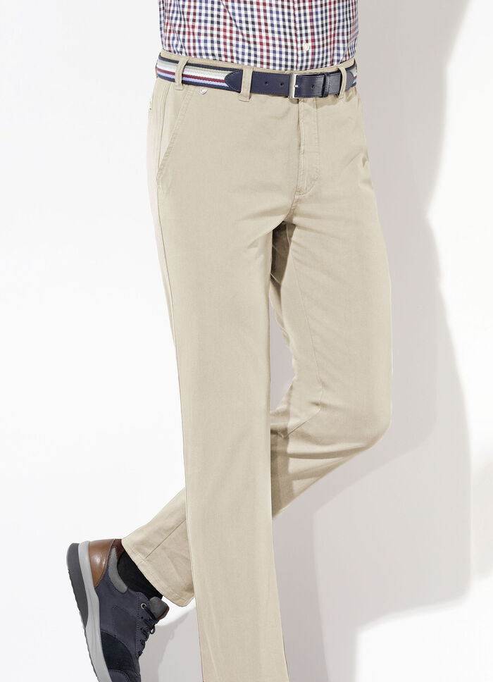 "Brühl"-Hose mit Gürtel in 3 Farben KITT