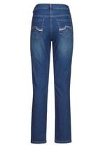 Jeans mit sch&ouml;nen Stickereien und funkelnden Strassteinen 