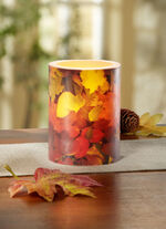 Verbl&uuml;ffend echt aussehende LED-Echtwachskerze 