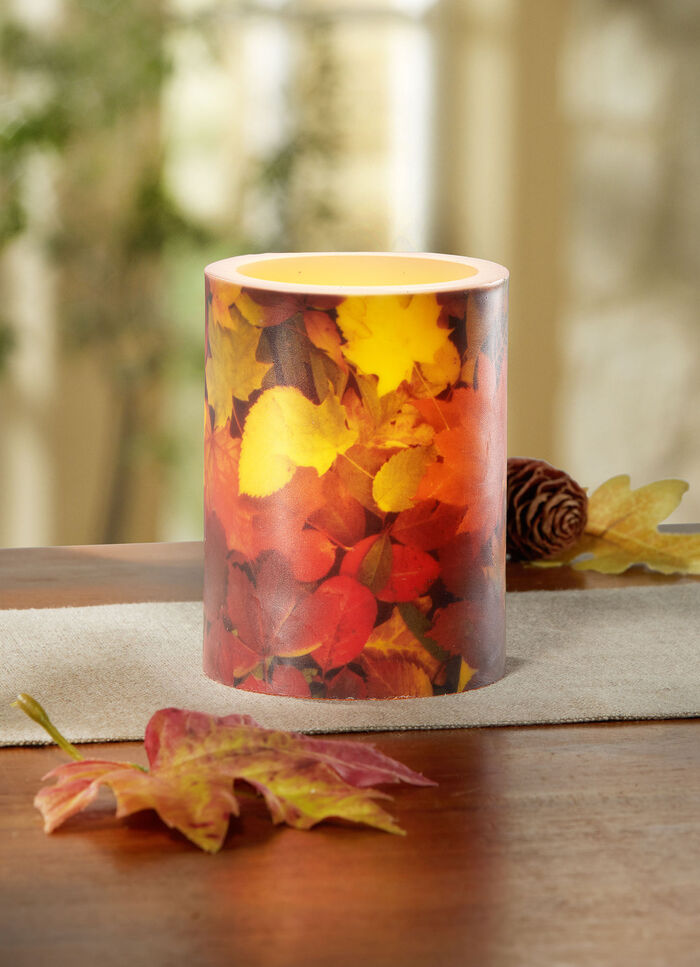 Verbl&uuml;ffend echt aussehende LED-Echtwachskerze 