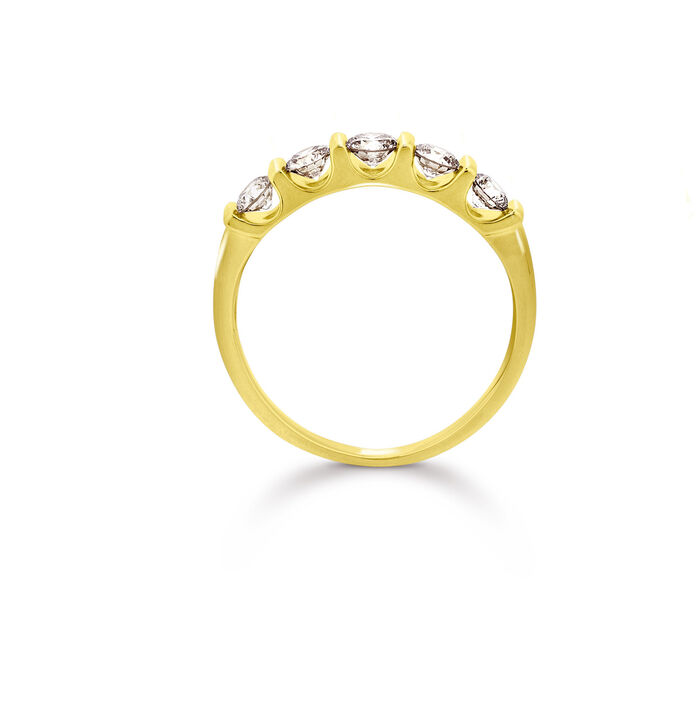 Damenring aus Gold mit Brillanten 