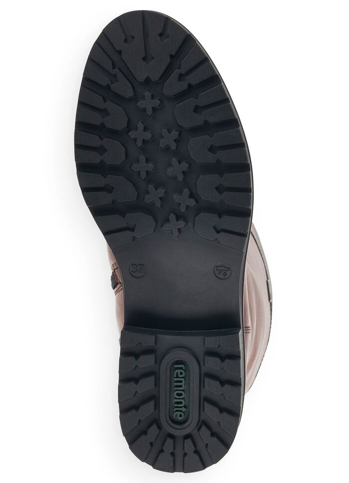 Remonte, gef&uuml;tterte Damen-Stiefel, Winterschuhe, Weite G, mit Rei&szlig;verschluss MARONE-MOKKA