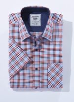Kariertes "Milano Italy"-Hemd in 4 Farben 