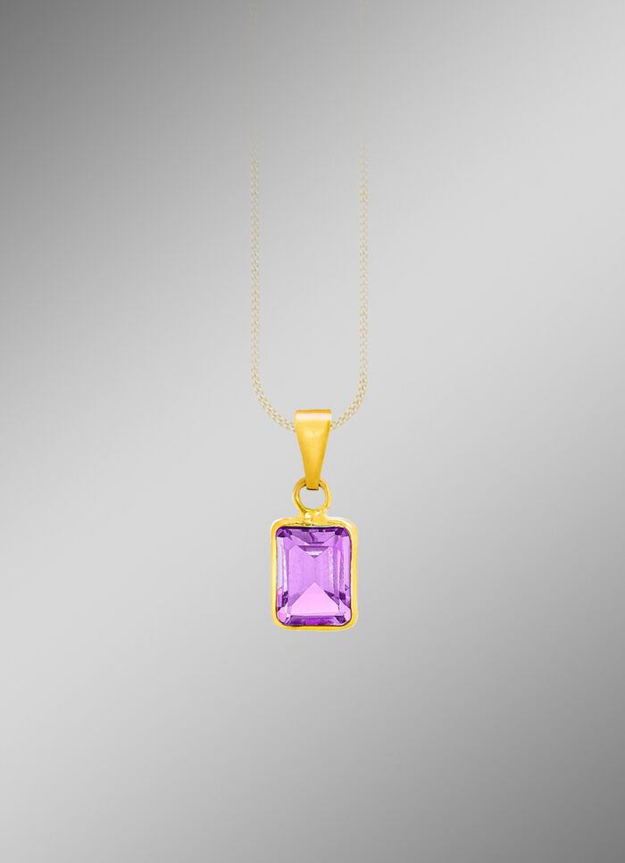 Schicker Anh&auml;nger mit echt Amethyst 