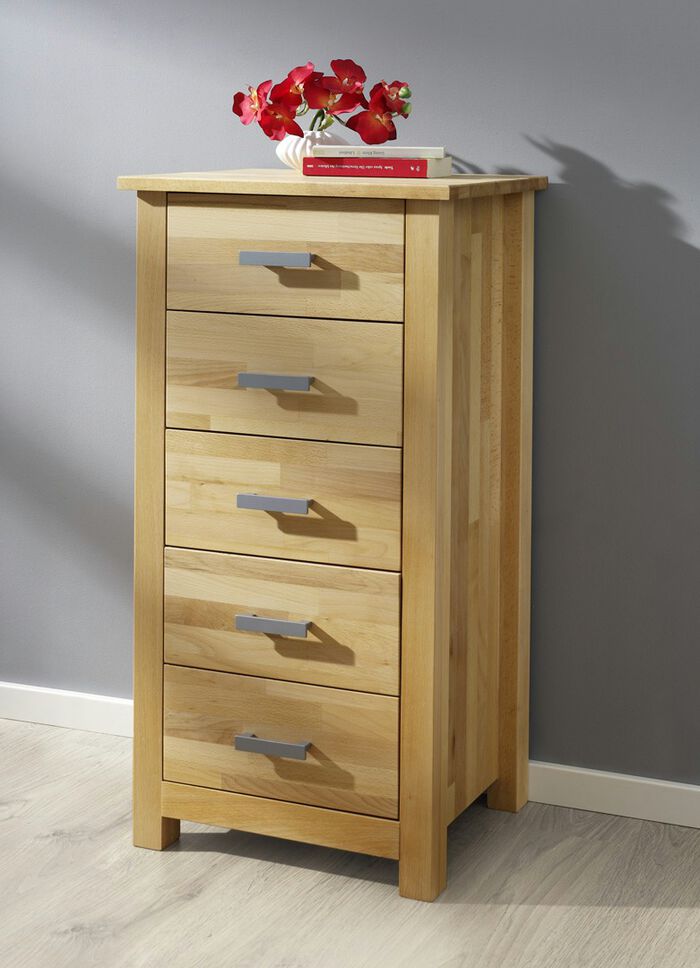 Kommode mit massiven Kernbuche-Fronten KERNBUCHE