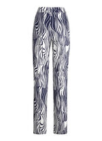 Hose in ausdrucksstarker Dessinierung 