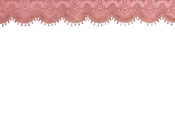 Schabracke mit Bommelborte 