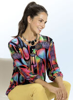 Bunte Shirt-Tunika 