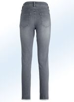 Kn&ouml;chellange Jeans in 5-Pocket-Form ANTHRAZIT