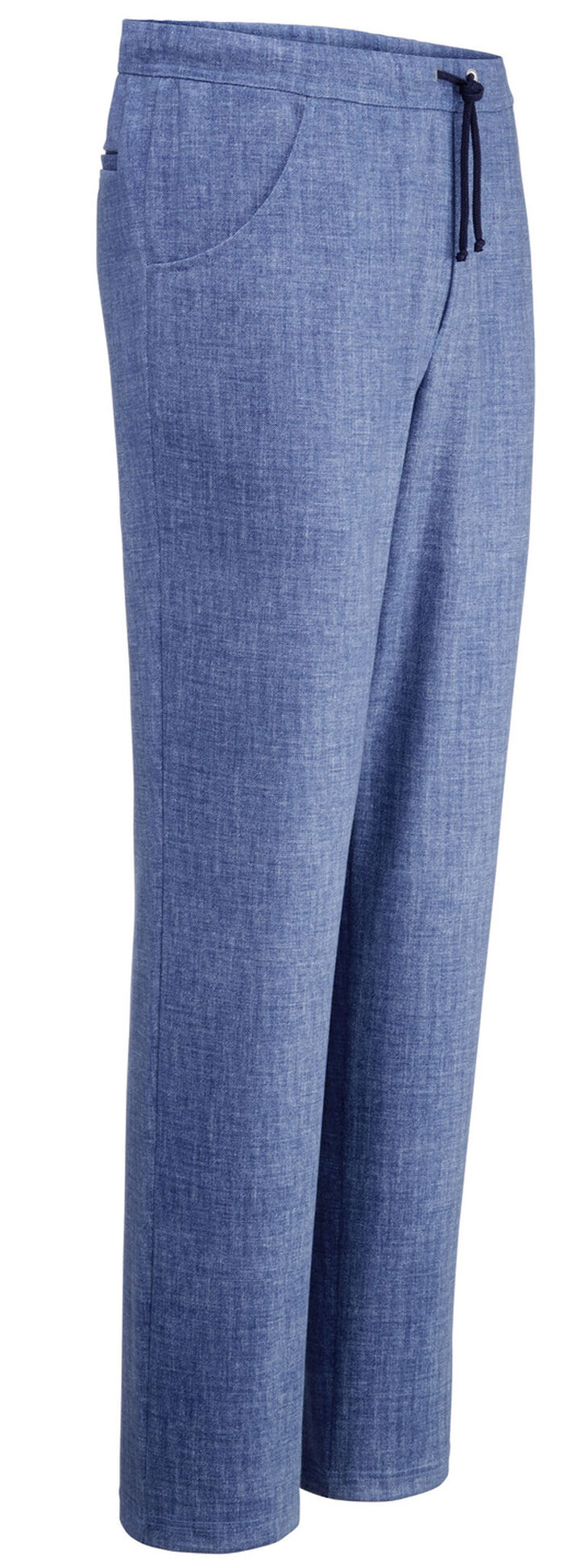 "Klaus Modelle"-Schlupfhose in 4 Farben JEANSBLAU MELIERT
