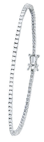 Hochwertiges Wei&szlig;gold Armband mit Brillanten 