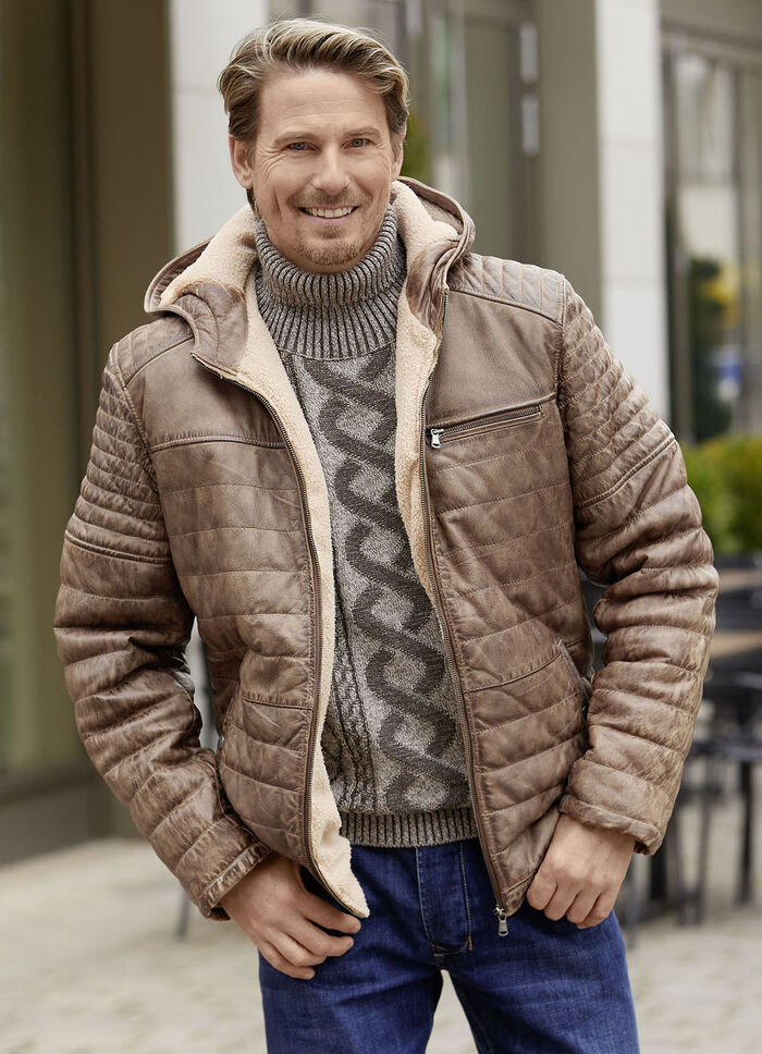 Lederkurzjacke von &bdquo;Cabrini&ldquo; 