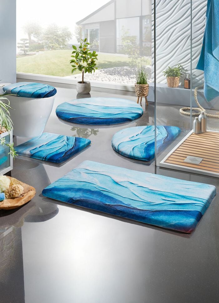 Badgarnitur rutschhemmender R&uuml;ckseite 