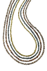 Wundervolle Halskette mit Roh-Diamanten 