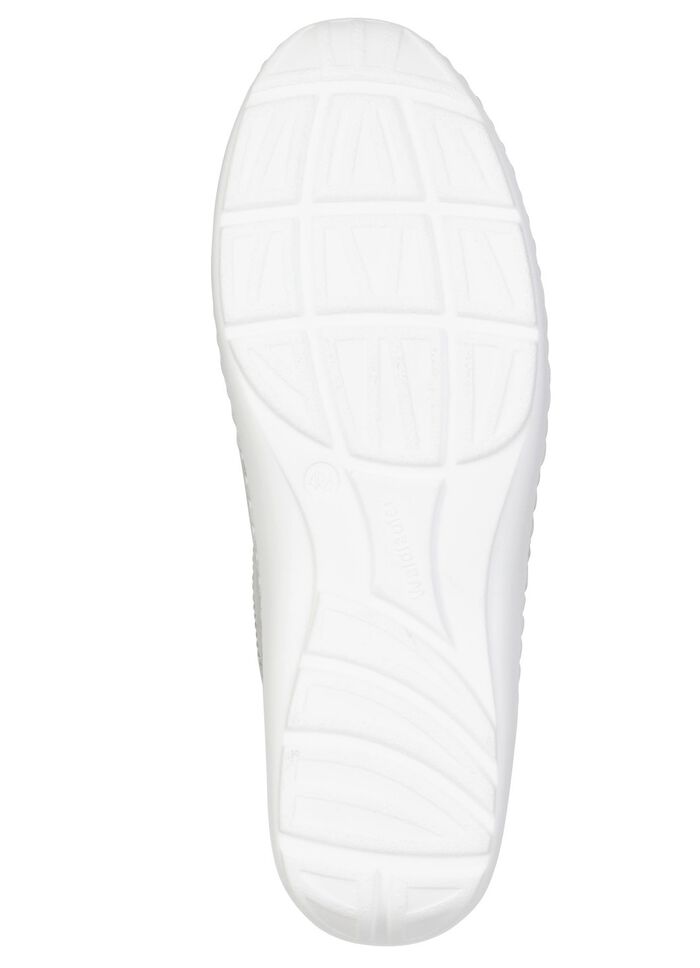 Waldl&auml;ufer, bequeme Damen-Slipper, Weite H, mit herausnehmbarem Fu&szlig;bett CHAMPAGNER