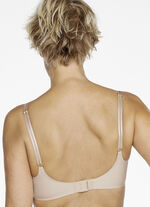 Naturana BH mit elastischen T&uuml;lleins&auml;tzen PUDER