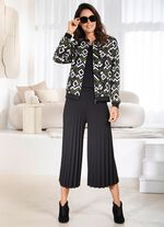 Culotte mit Plissee-Falten 