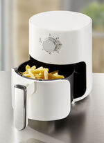 Heißluftofen, Grill und Fritteuse in einem – außen kross, innen zart WEISS