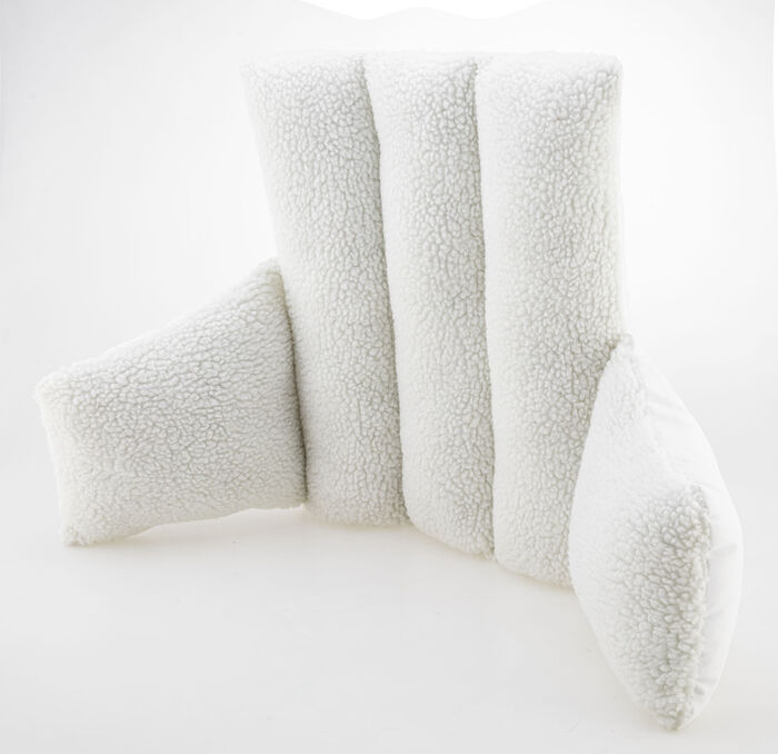 Kuscheliges Rückenkissen WEISS