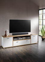 Modernes und kombistarkes TV-Lowboard, 2-türig 