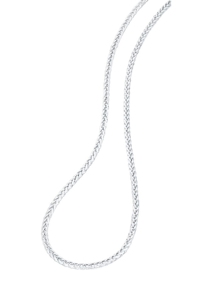 Zopf-Halskette mit Karabiner 