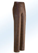 Hose in angesagter Reptil-Optik COGNAC
