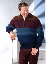 Modischer Troyer mit kurzem Rei&szlig;verschluss 