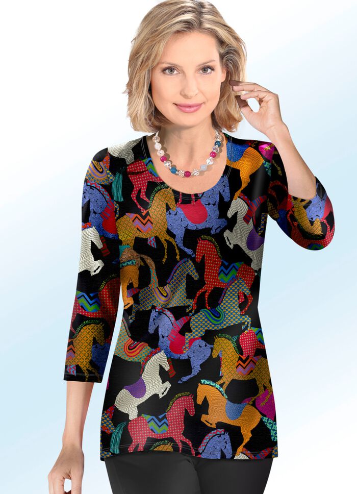 Pullover in Feinstrick 