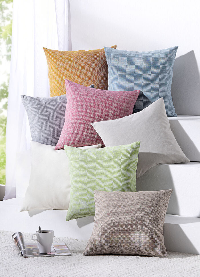 Hochwertige, jacquard-gewebte Kissenbezüge GRÜN