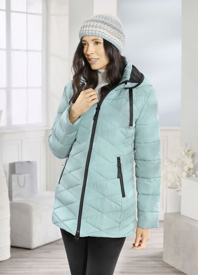 Jacke aus recycelten Fasern 